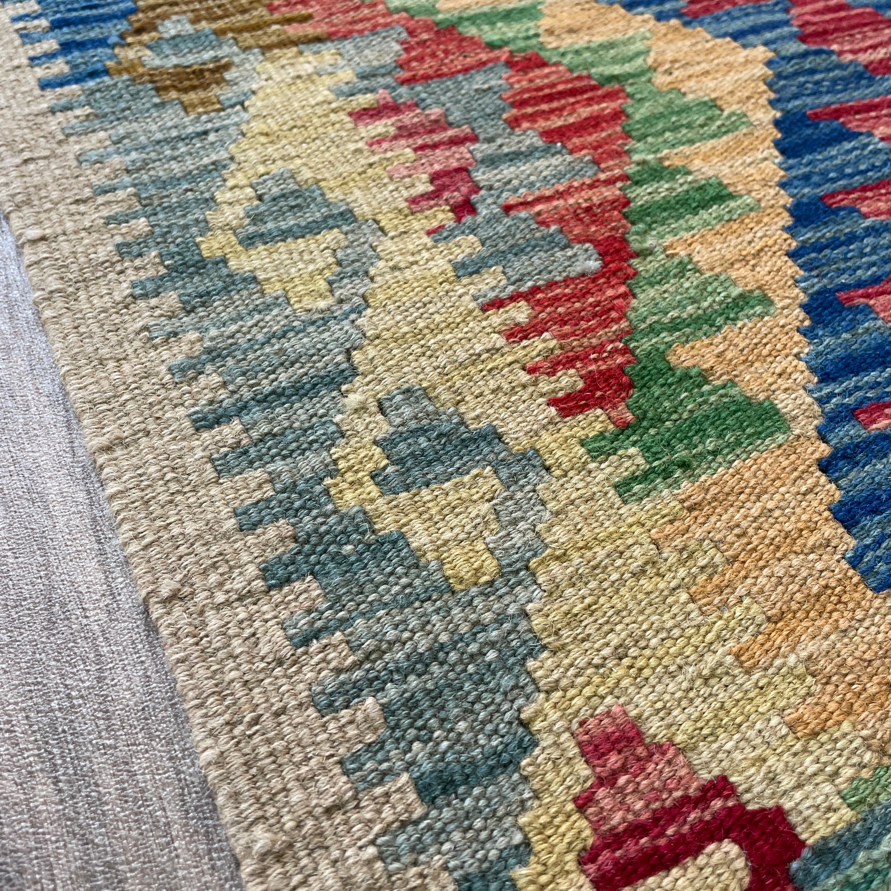Afghan Kilim Door Mat