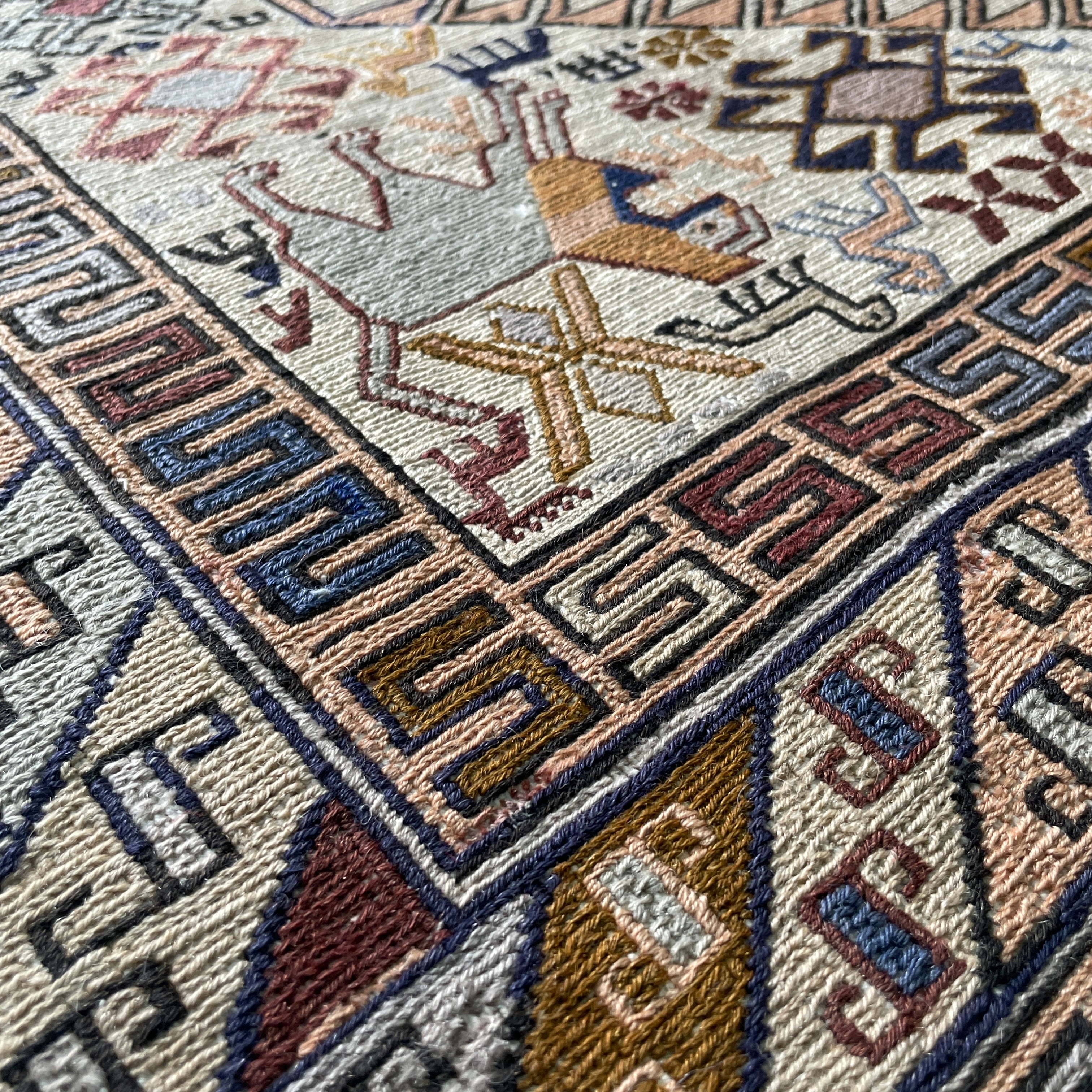 Fine Persian Soumak Kilim Rug (Silk)