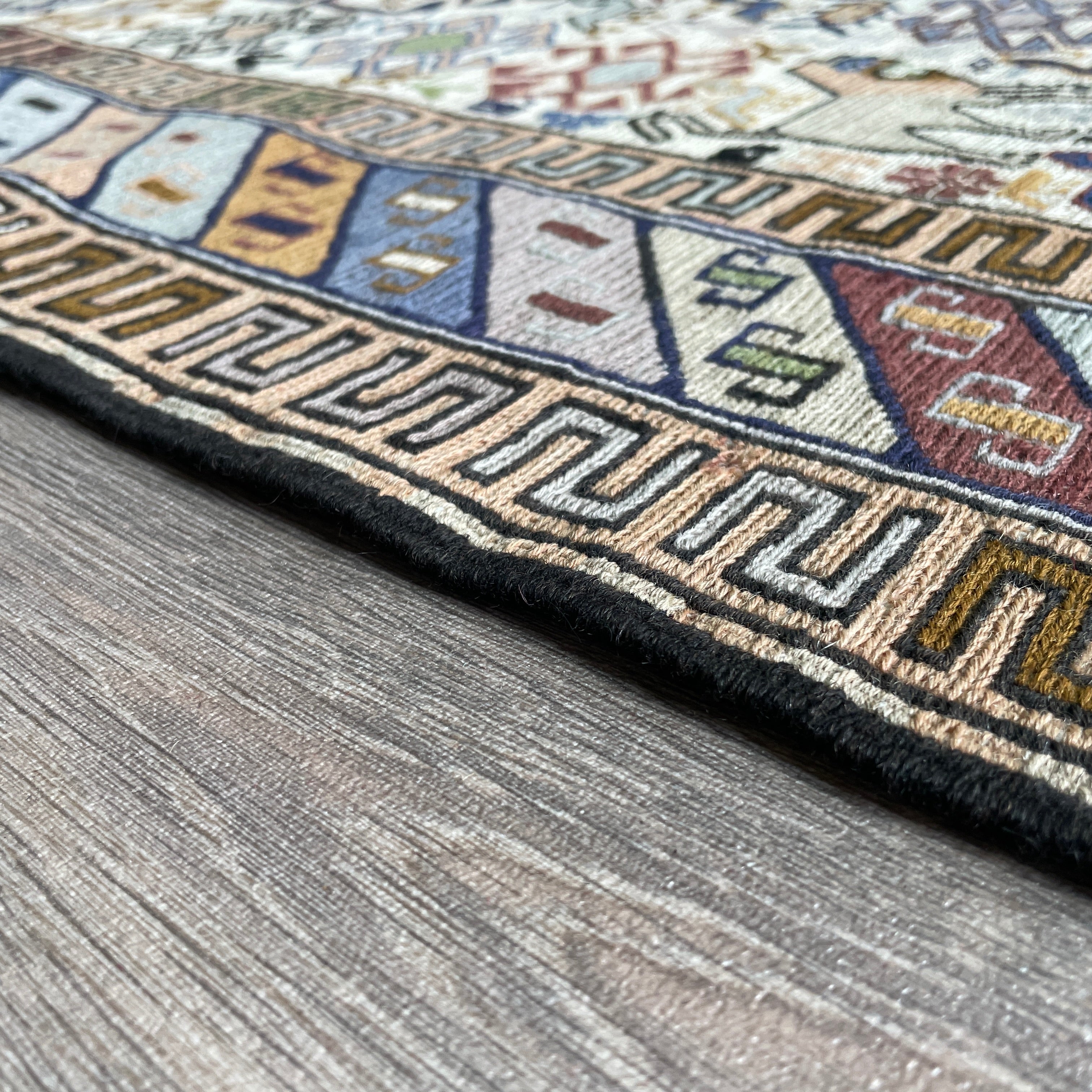Fine Persian Soumak Kilim Rug (Silk)