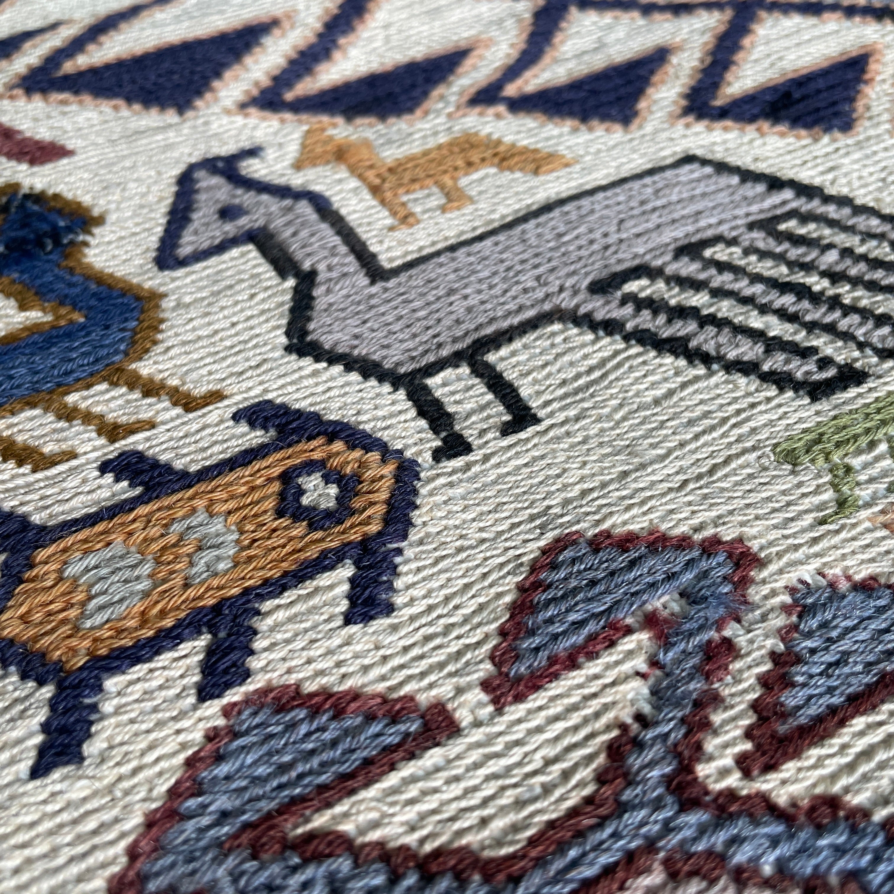 Fine Persian Soumak Kilim Rug (Silk)