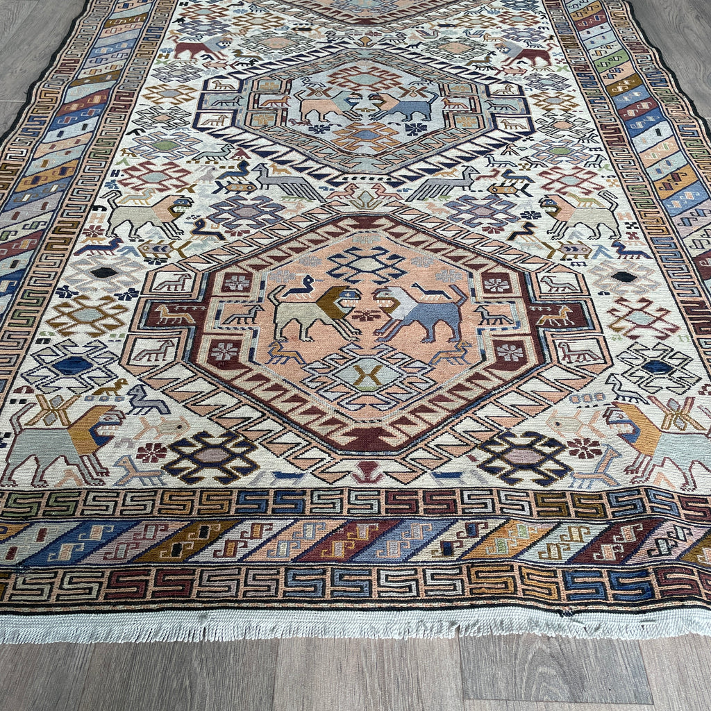 Fine Persian Soumak Kilim Rug (Silk)