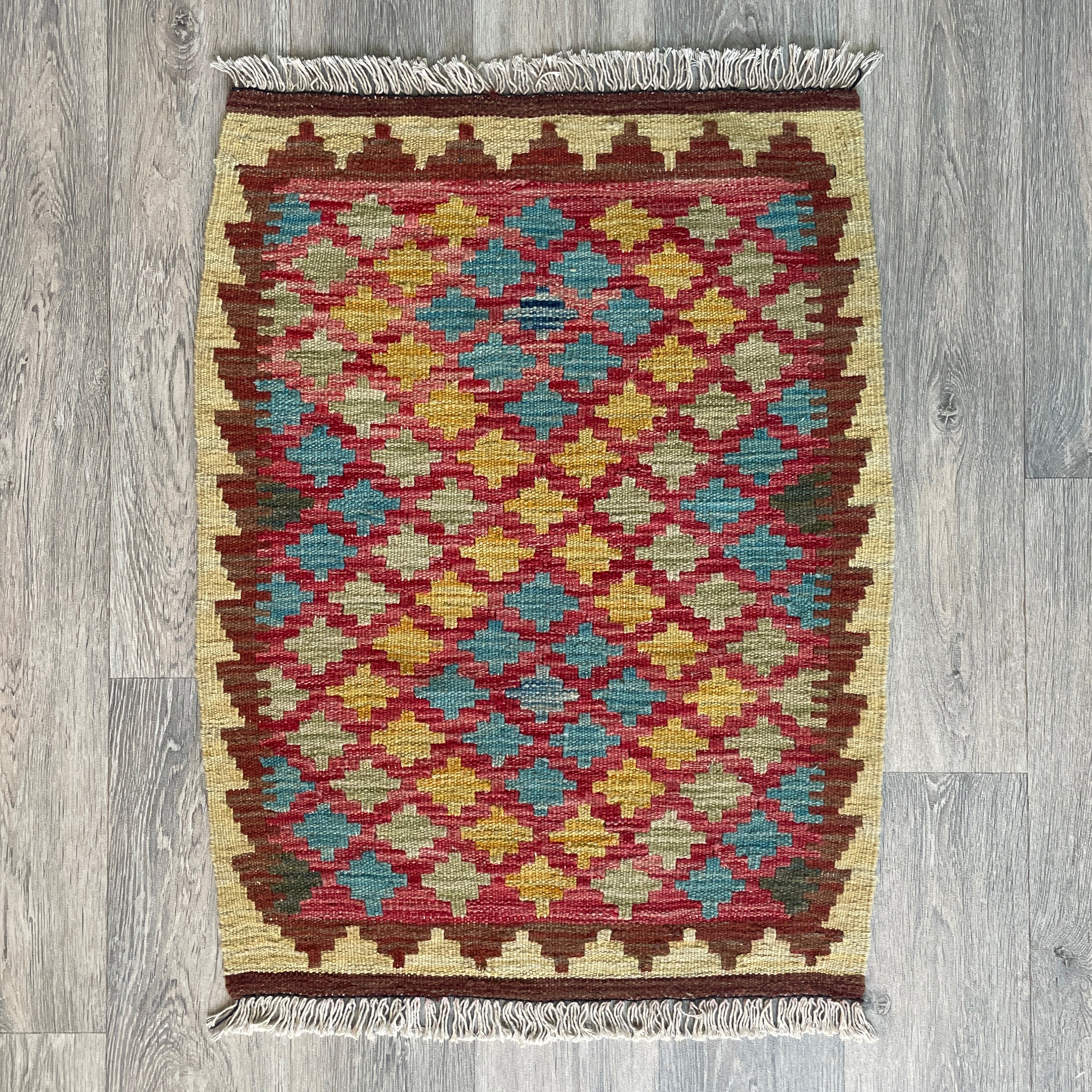 Afghan Kilim Door Mat