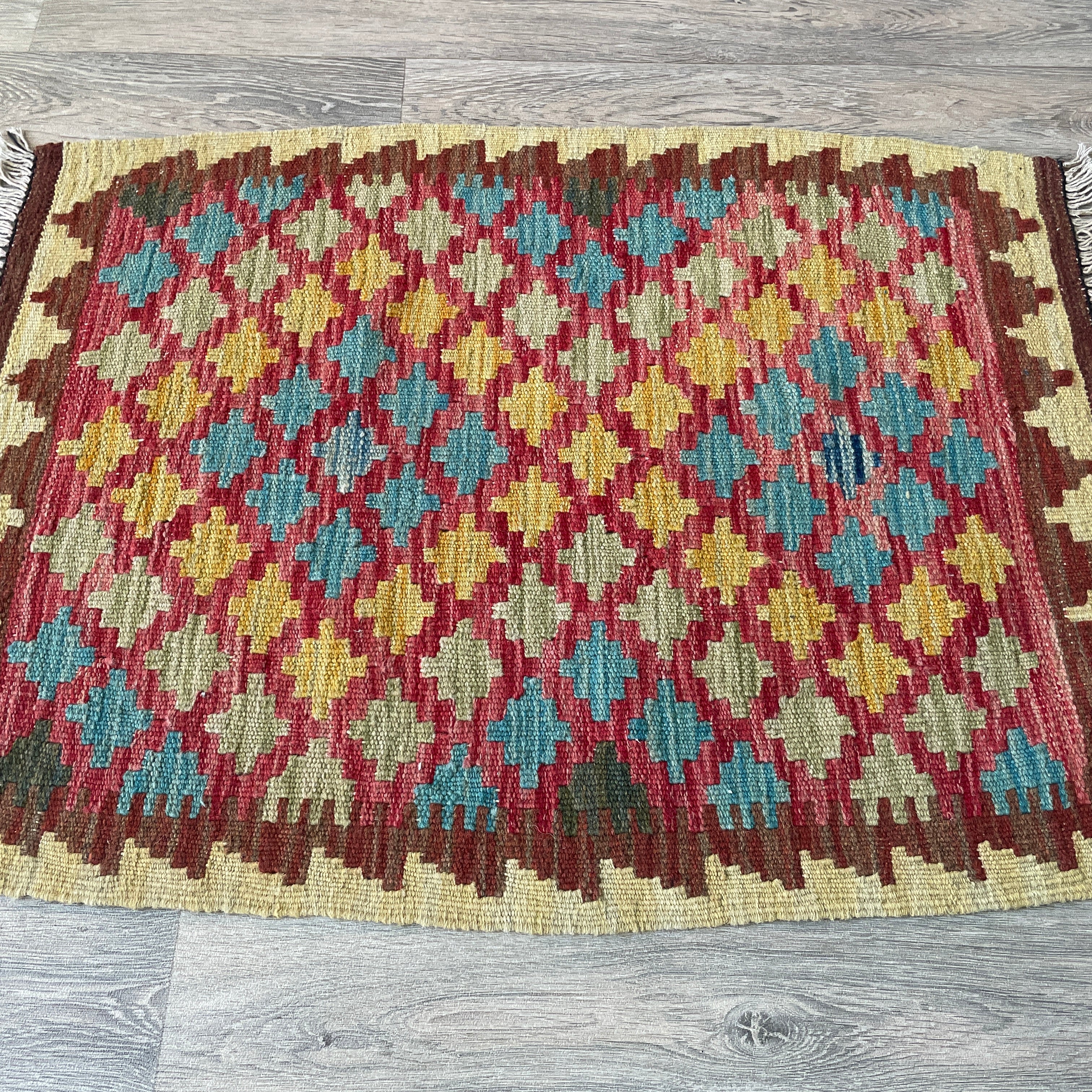 Afghan Kilim Door Mat