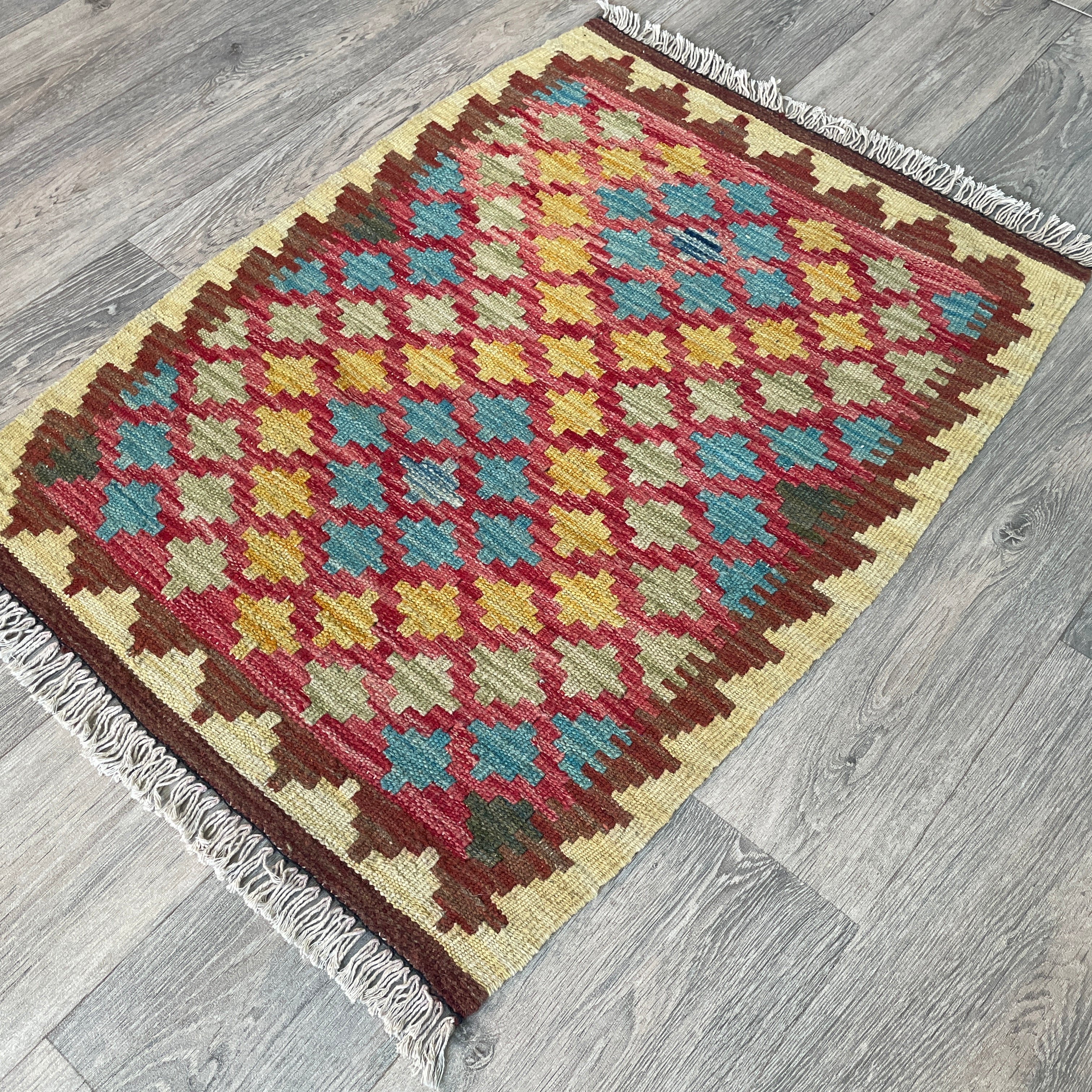 Afghan Kilim Door Mat