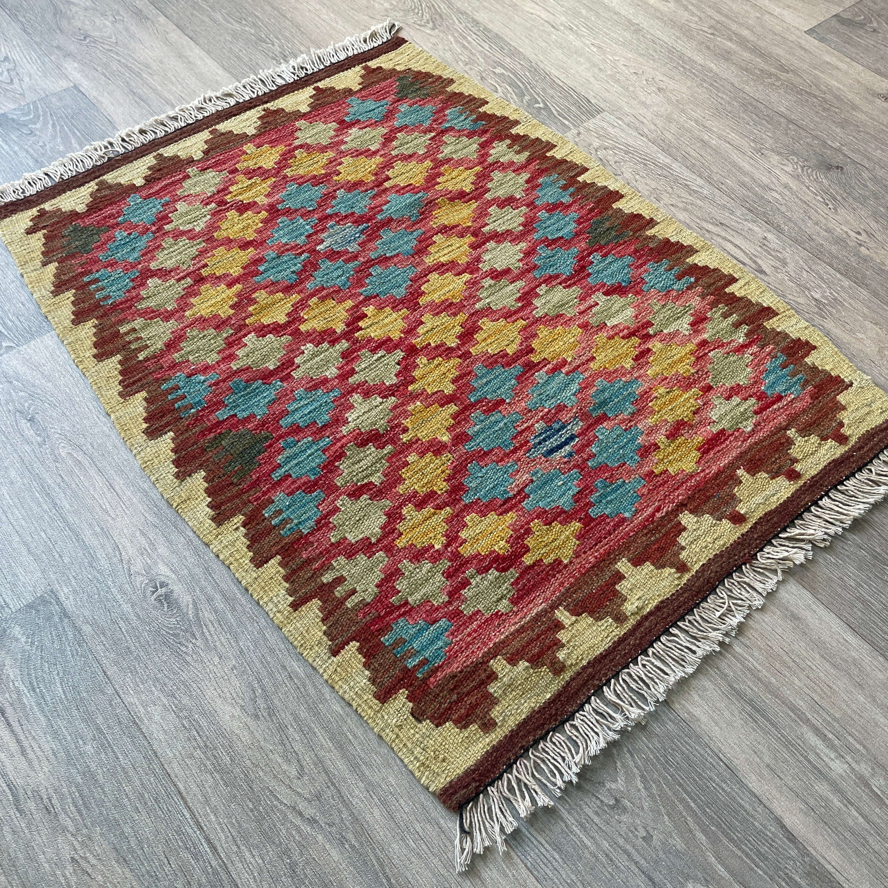 Afghan Kilim Door Mat