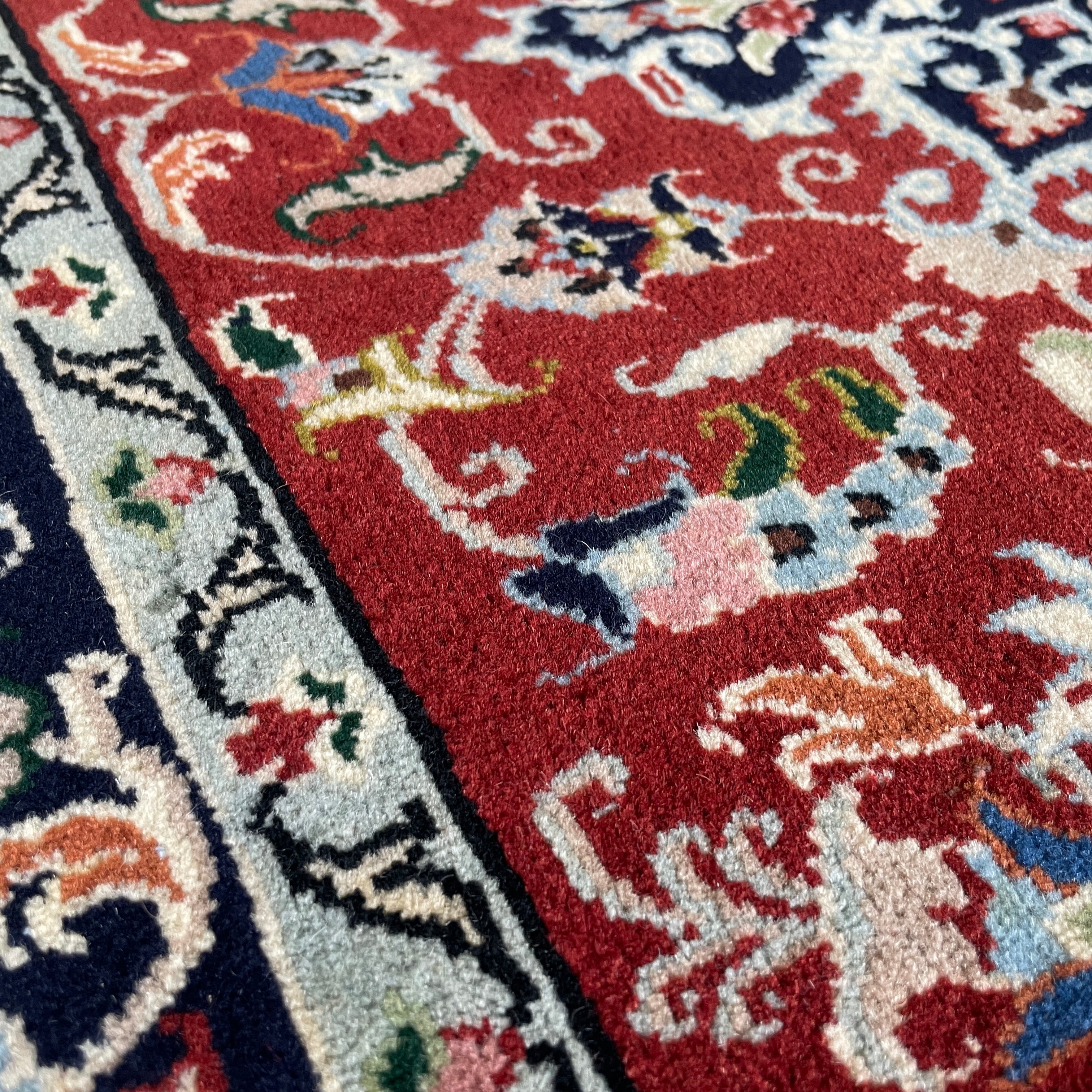 Old Persian Isfahan Rug c. 1980