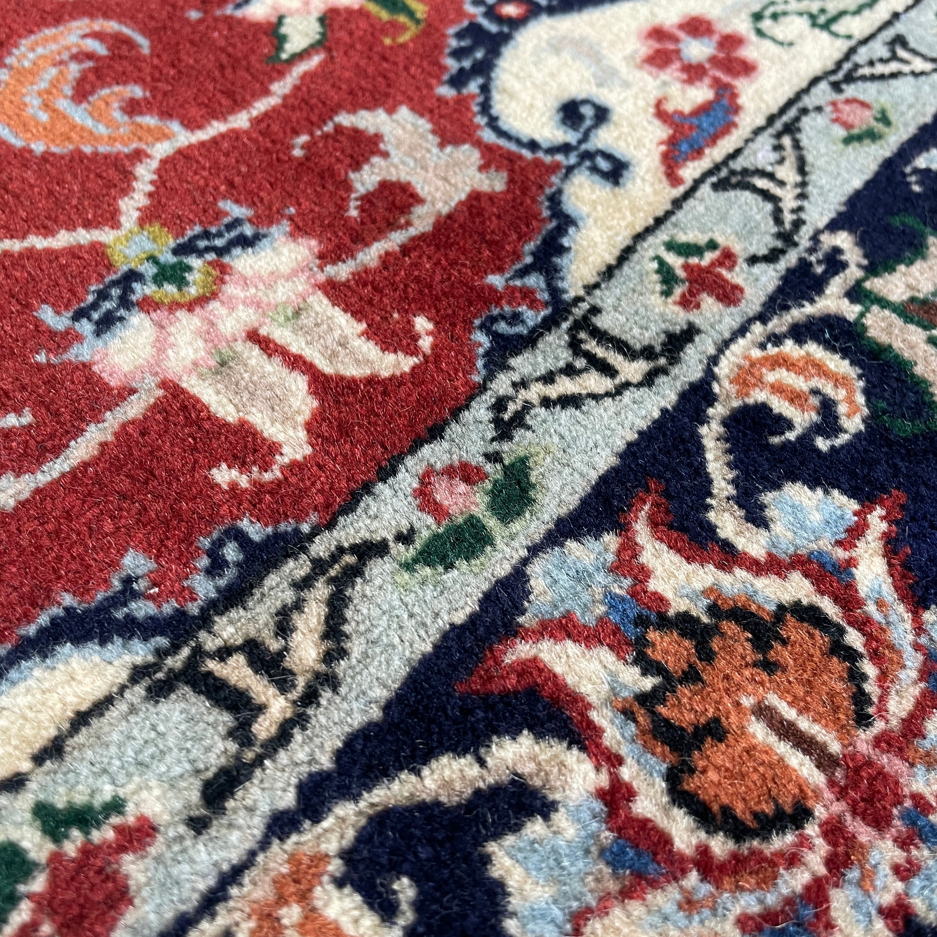 Old Persian Isfahan Rug c. 1980