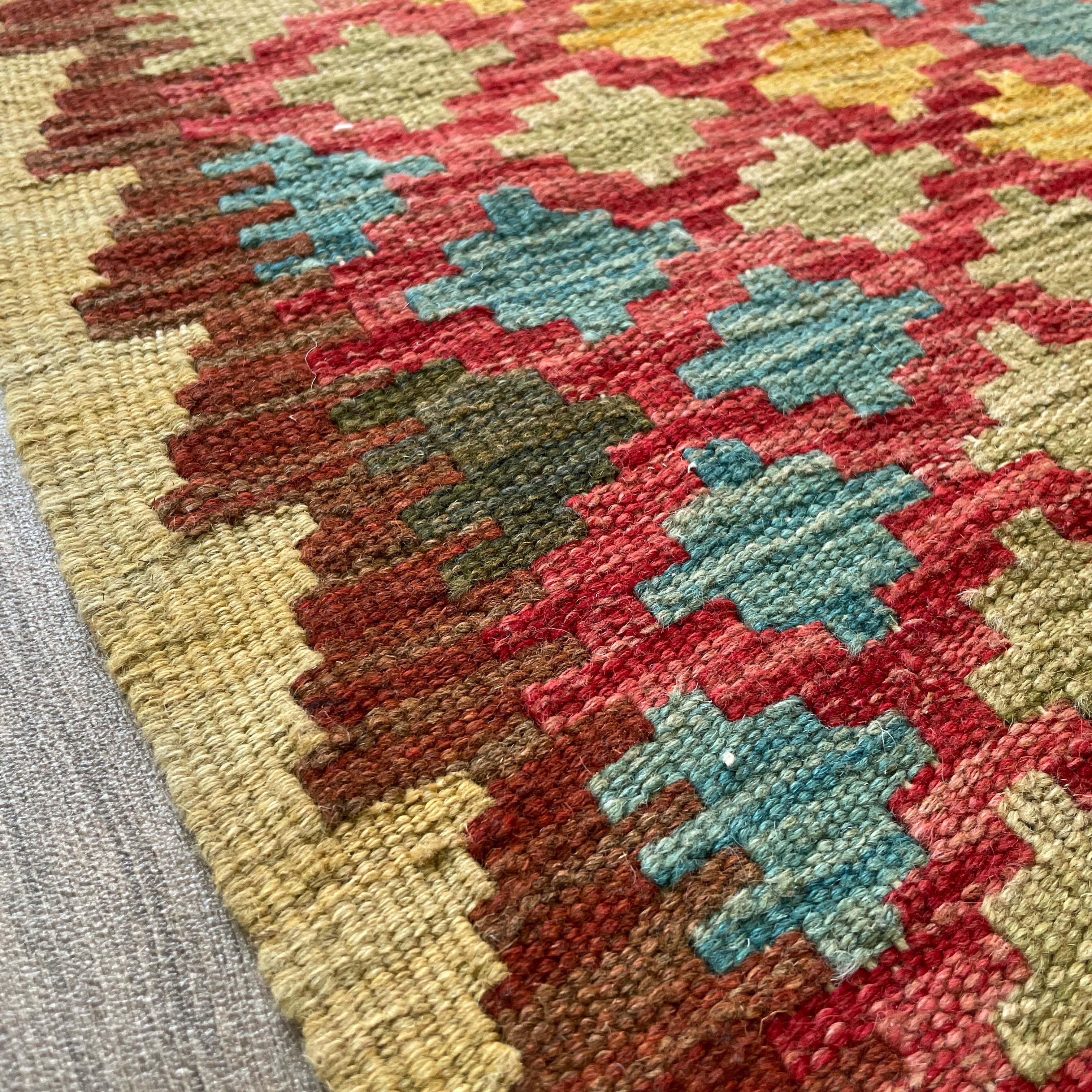 Afghan Kilim Door Mat