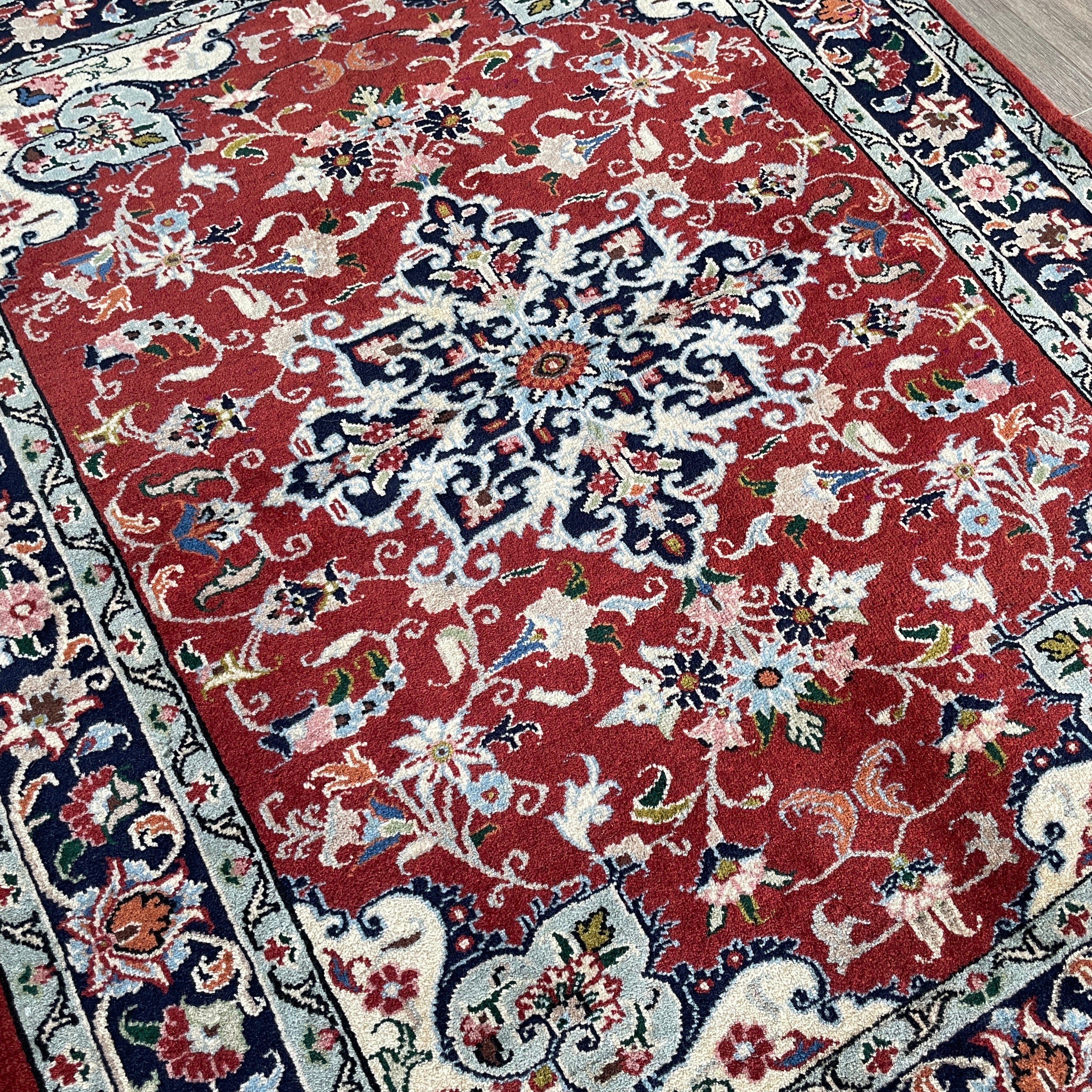 Old Persian Isfahan Rug c. 1980