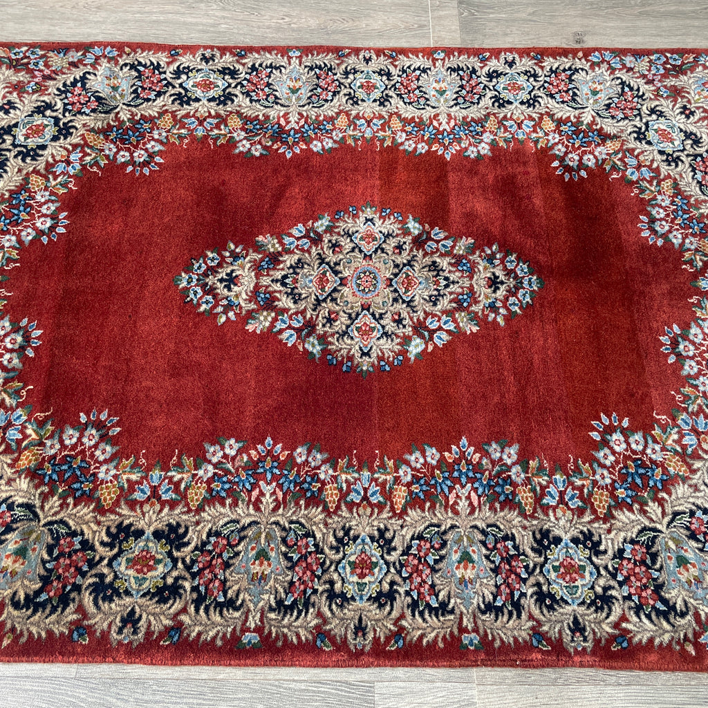 Old Persian Kerman Rug c. 1980