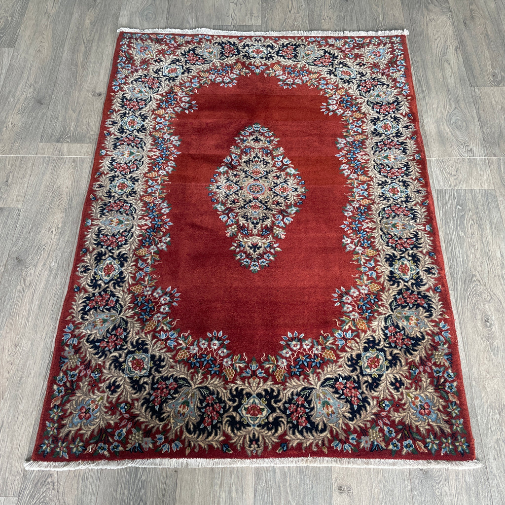 Old Persian Kerman Rug c. 1980