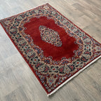 Old Persian Kerman Rug c. 1980