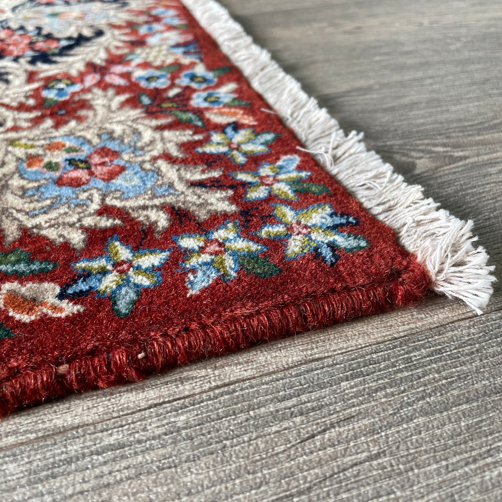 Old Persian Kerman Rug c. 1980