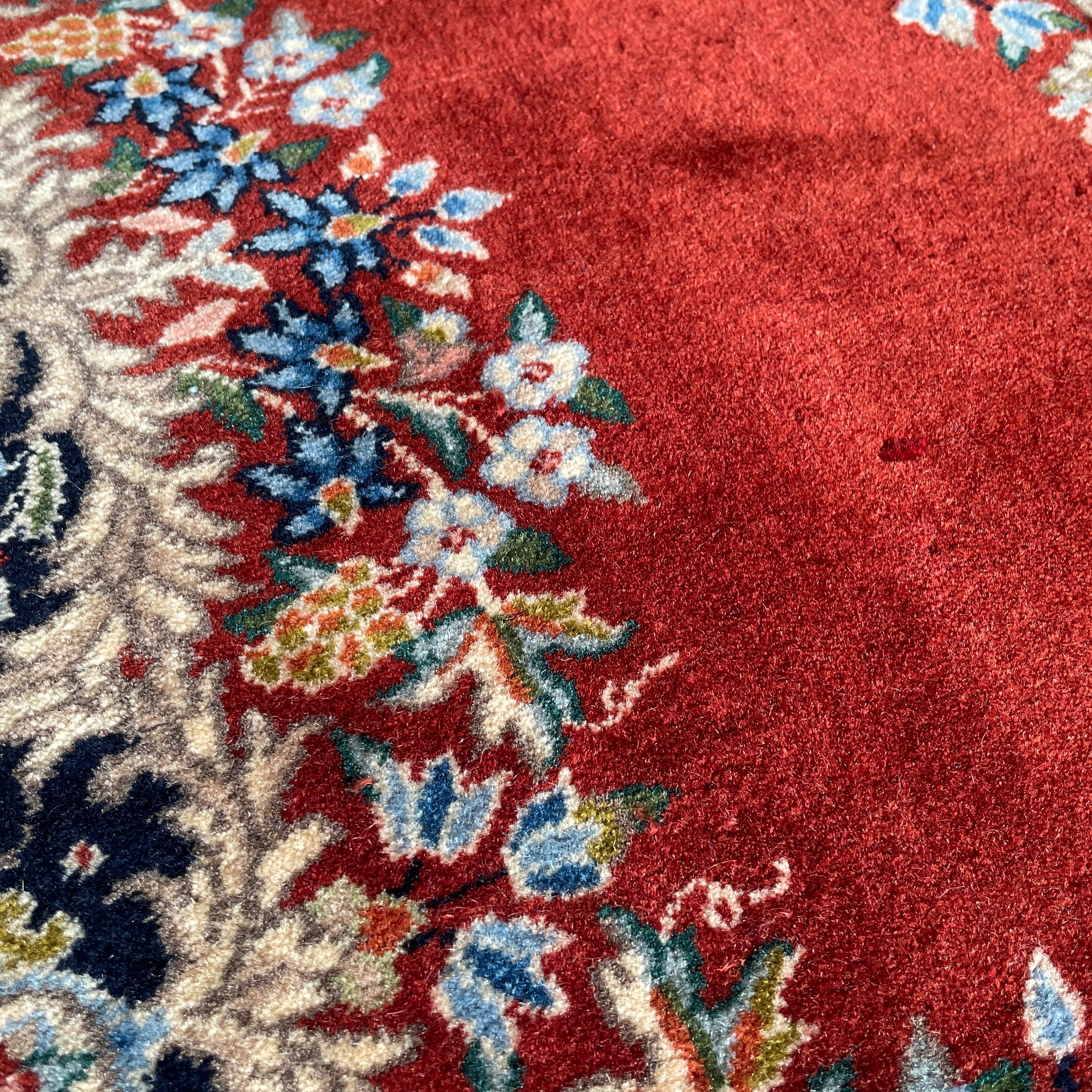 Old Persian Kerman Rug c. 1980