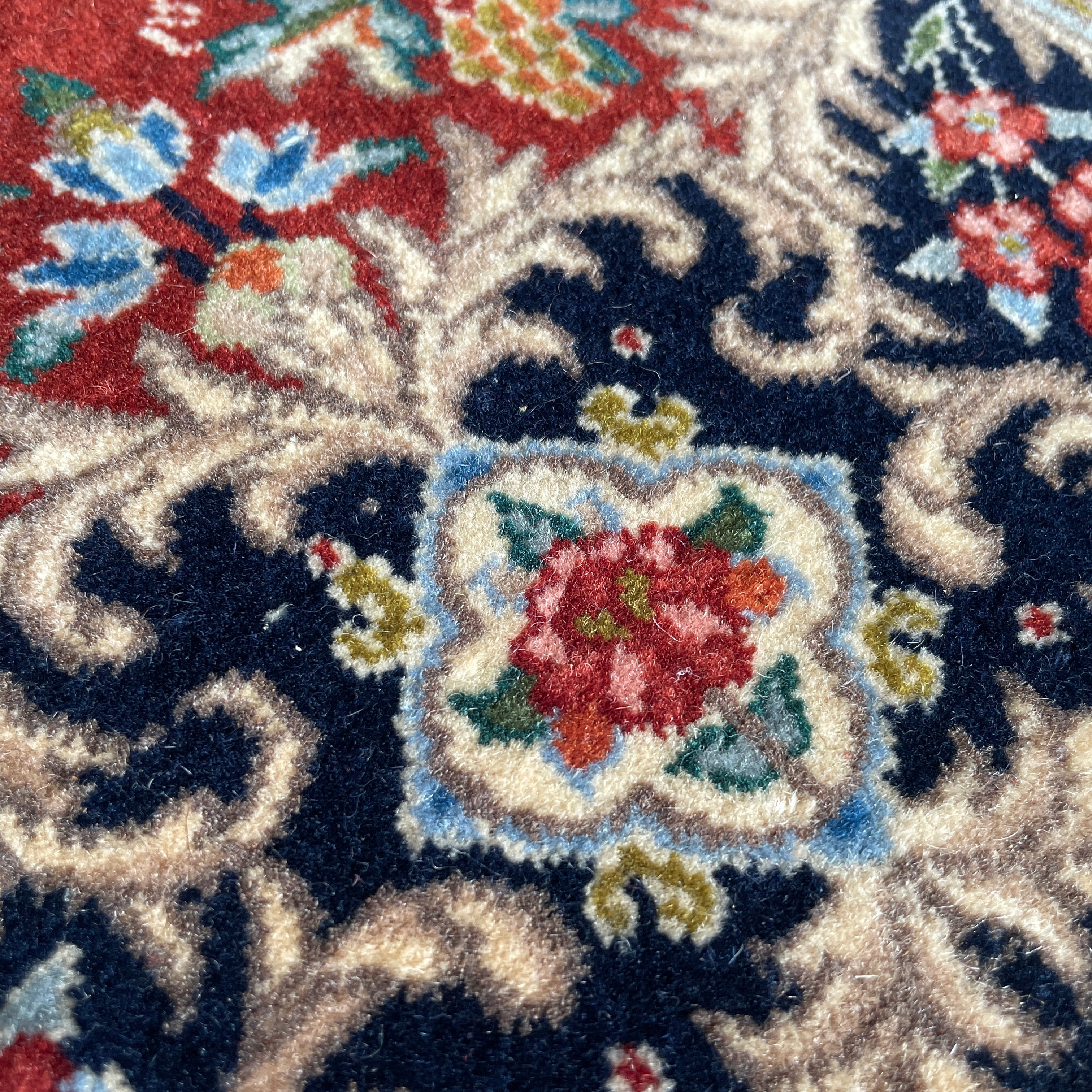 Old Persian Kerman Rug c. 1980