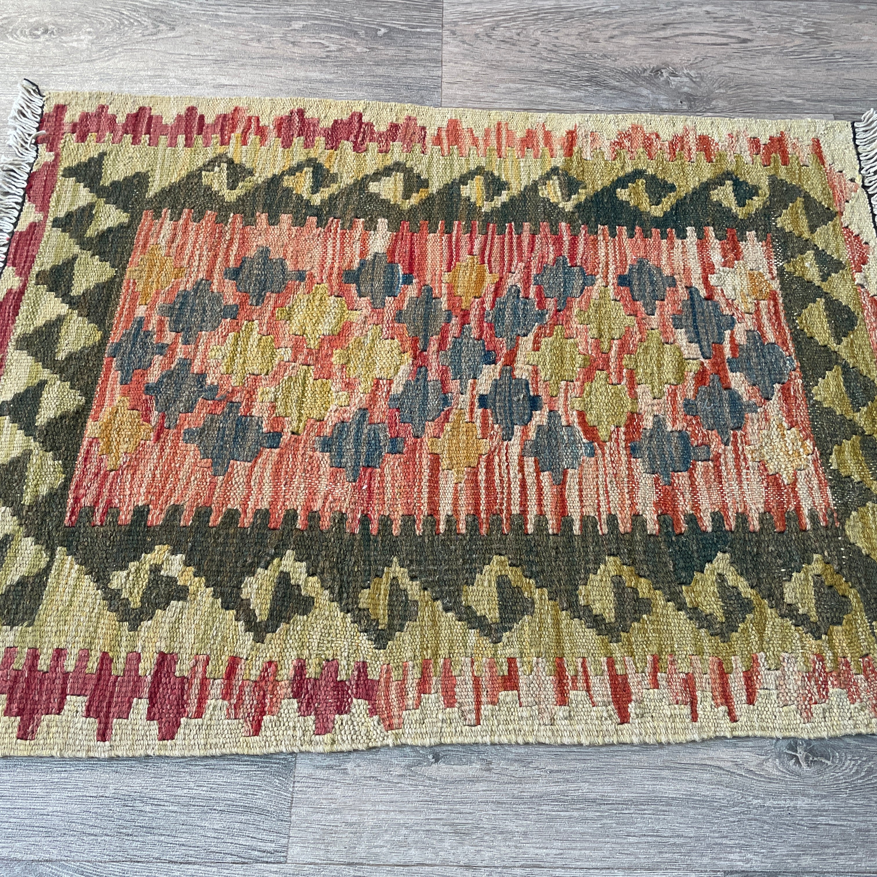 Afghan Kilim Door Mat