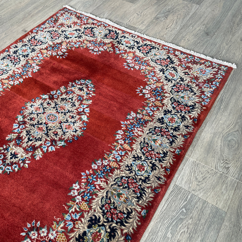 Old Persian Kerman Rug c. 1980
