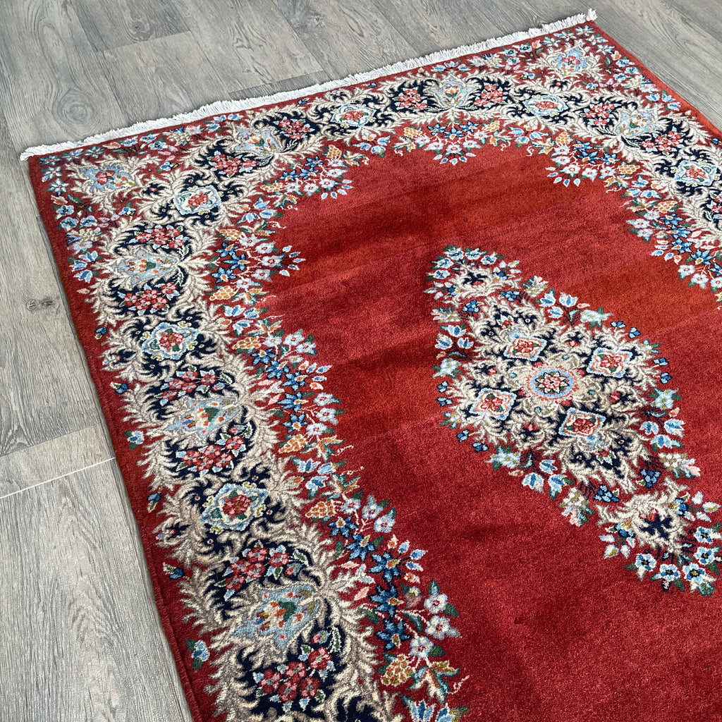 Old Persian Kerman Rug c. 1980