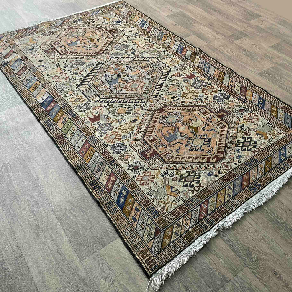 Fine Persian Soumak Kilim Rug (Silk)