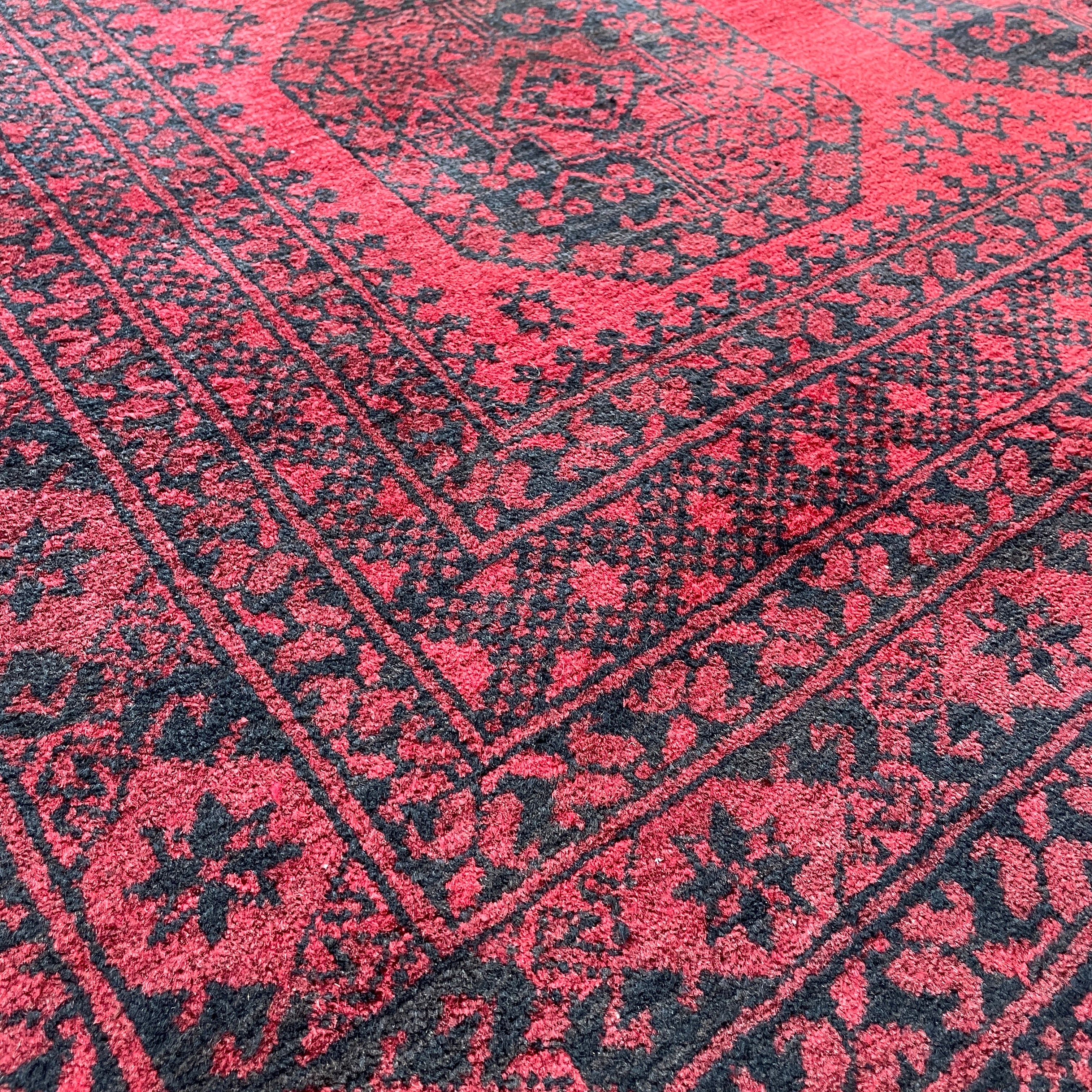 Old Afghan Aqcha Rug c. 1970