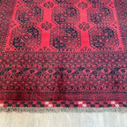 Old Afghan Aqcha Rug c. 1970