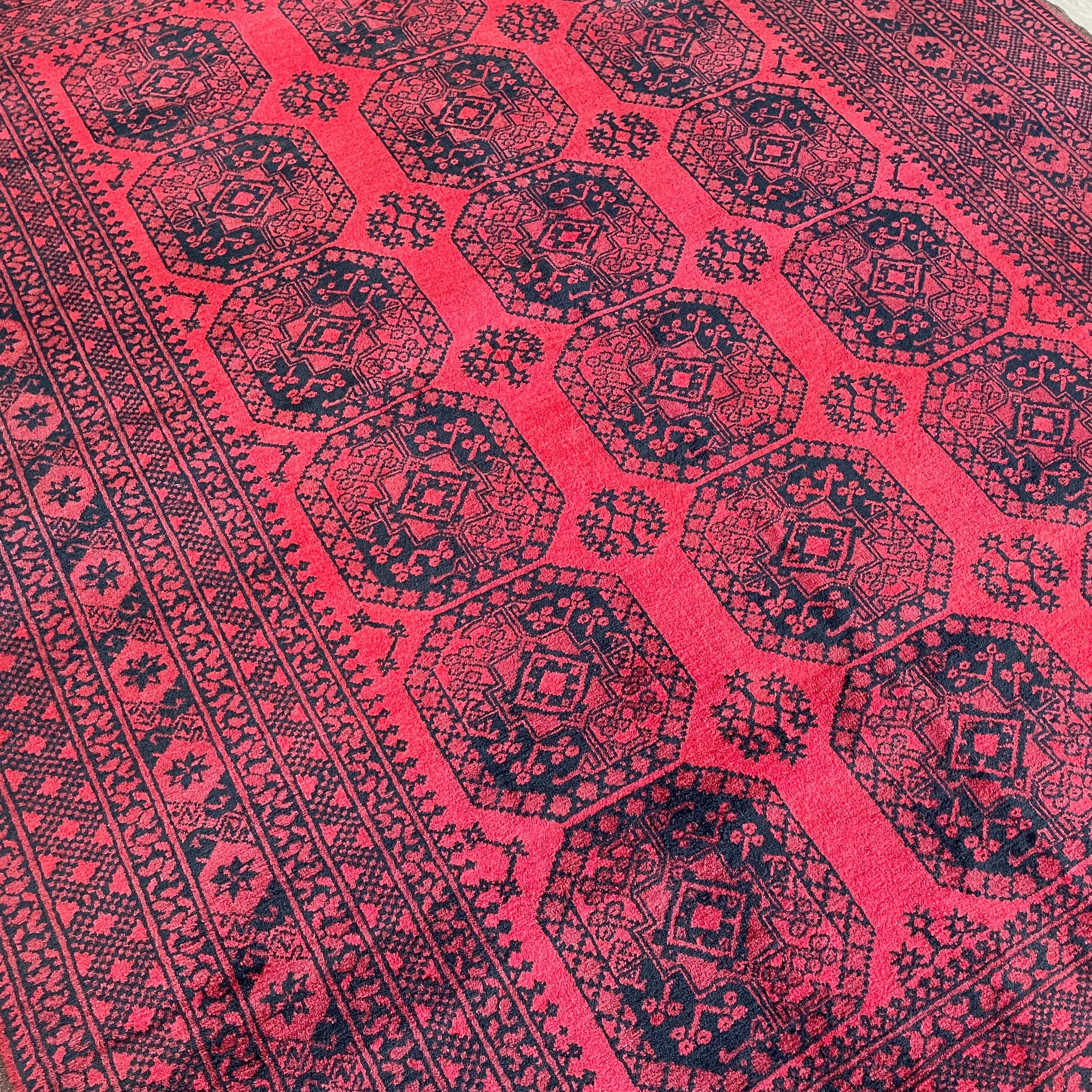 Old Afghan Aqcha Rug c. 1970