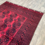 Old Afghan Aqcha Rug c. 1970