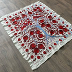 Uzbek Suzani Table Throw