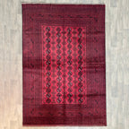 Old Afghan Aqcha Rug c. 1970