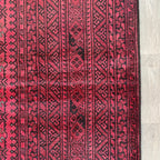 Old Afghan Aqcha Rug c. 1970