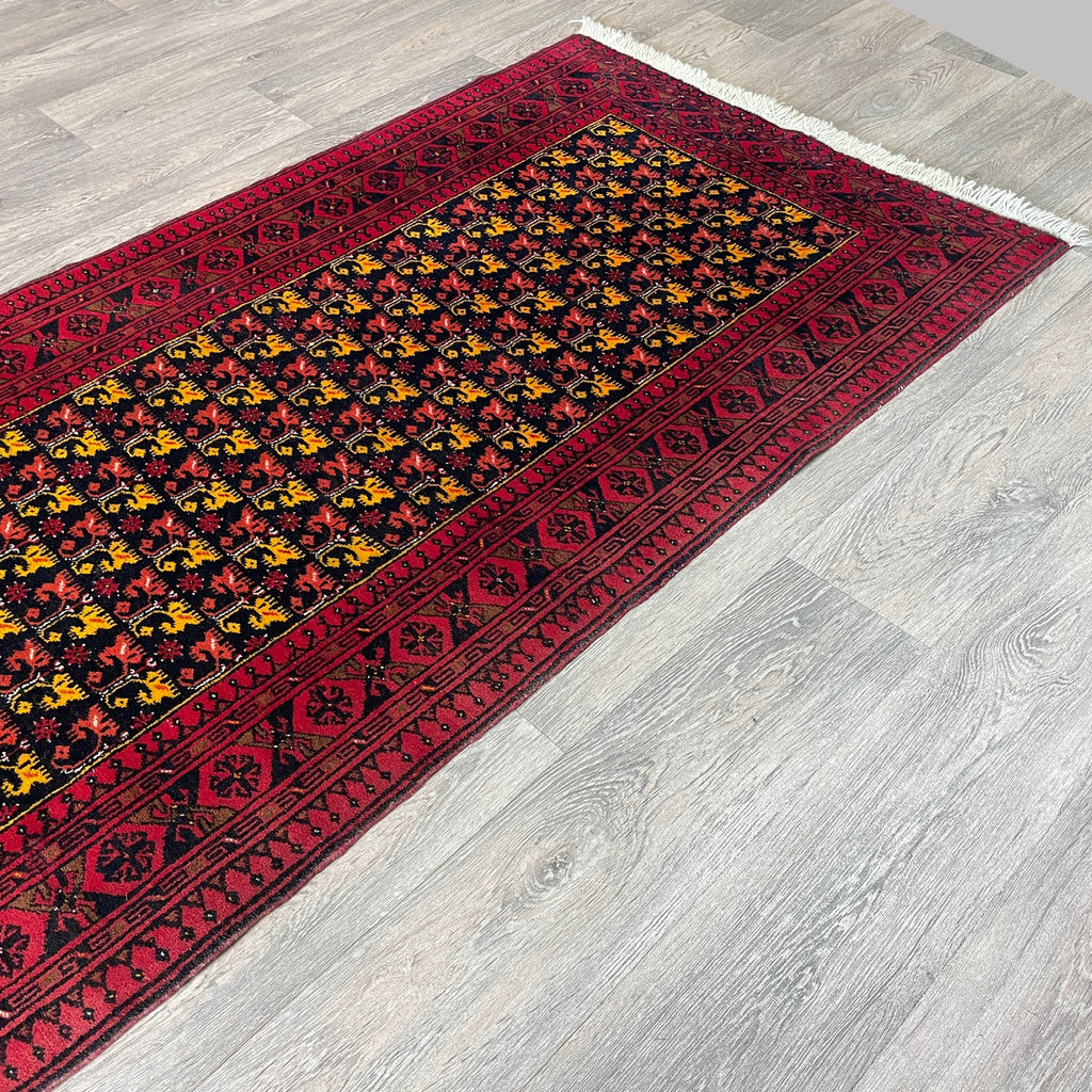 297 x 88 cm | Afghan Ersari Runner