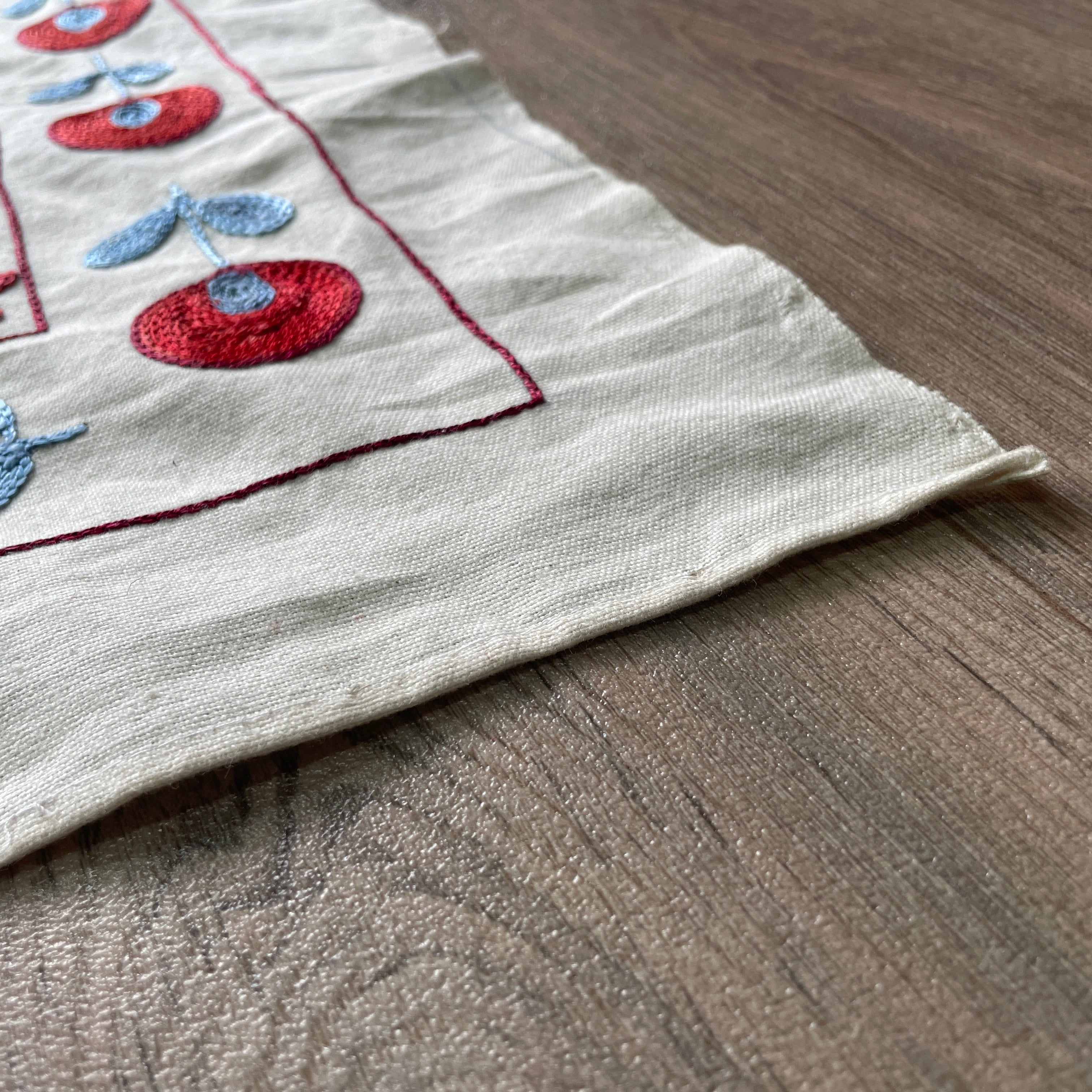 Uzbek Suzani Table Throw