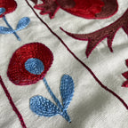 Uzbek Suzani Table Throw