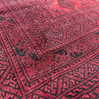 Old Afghan Aqcha Rug c. 1970