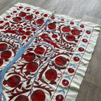 Uzbek Suzani Table Throw