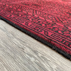 Old Afghan Aqcha Rug c. 1970