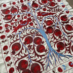 Uzbek Suzani Table Throw