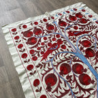 Uzbek Suzani Table Throw