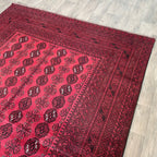Old Afghan Aqcha Rug c. 1970