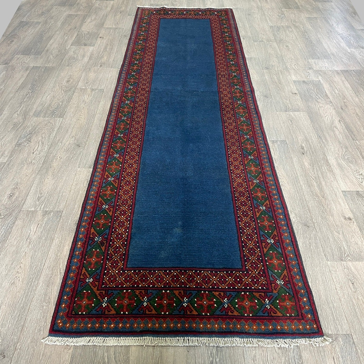 298 x 84 cm | Afghan Aqcha Runner