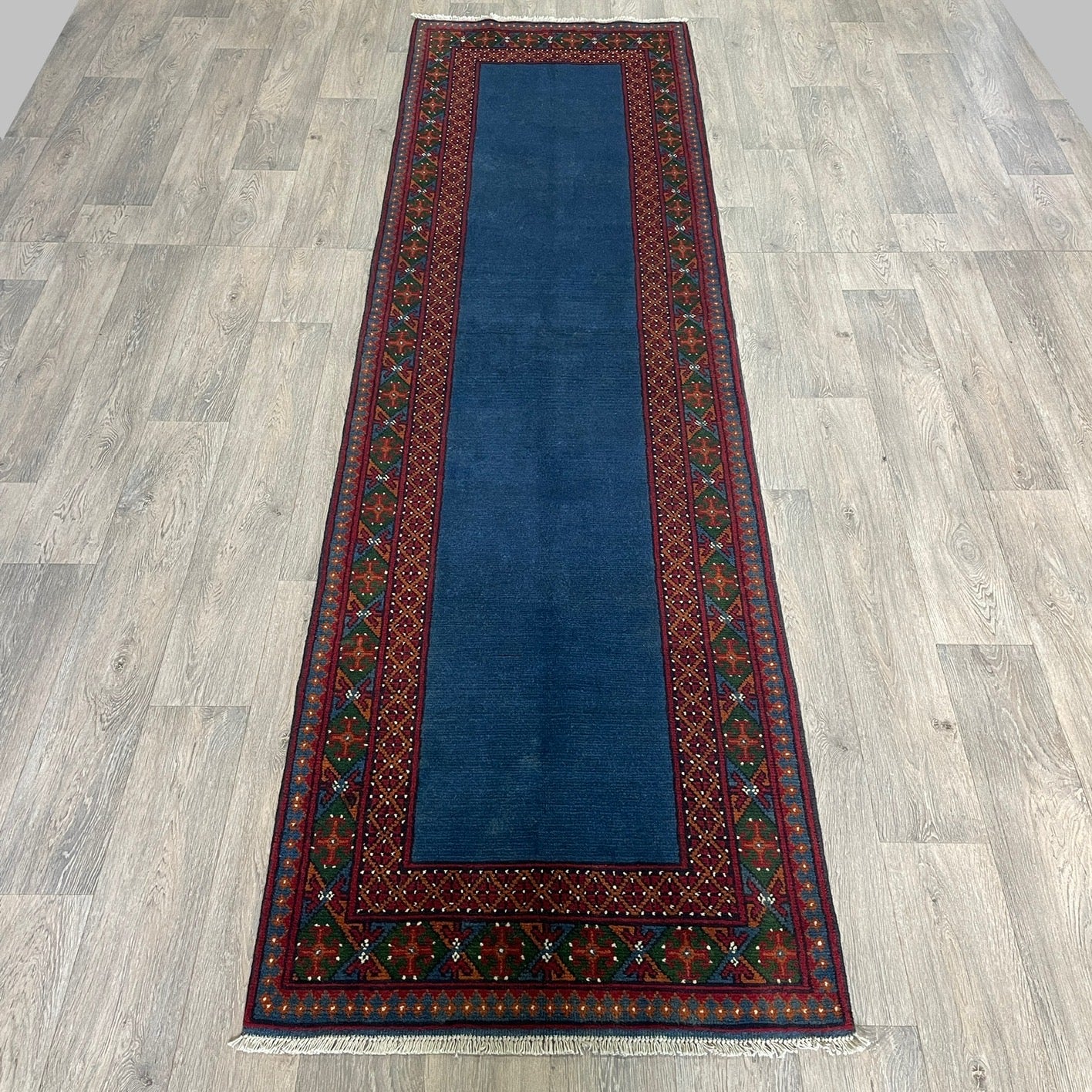 298 x 84 cm | Afghan Aqcha Runner