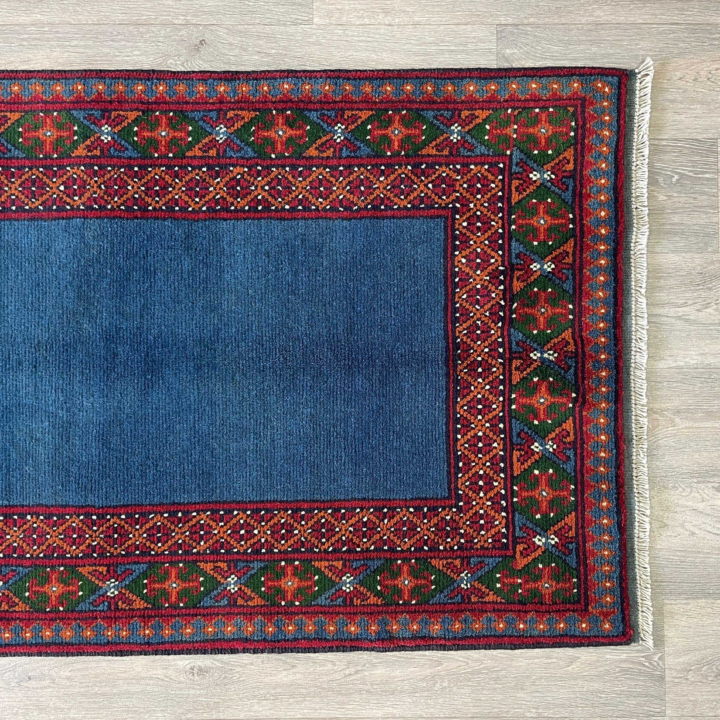 298 x 84 cm | Afghan Aqcha Runner