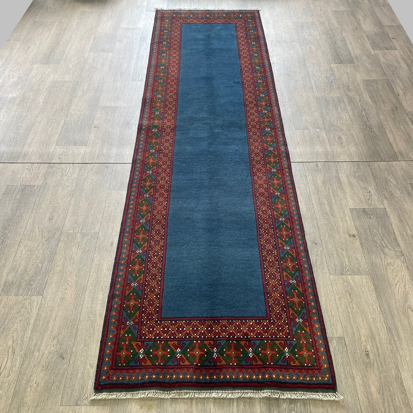 298 x 84 cm | Afghan Aqcha Runner