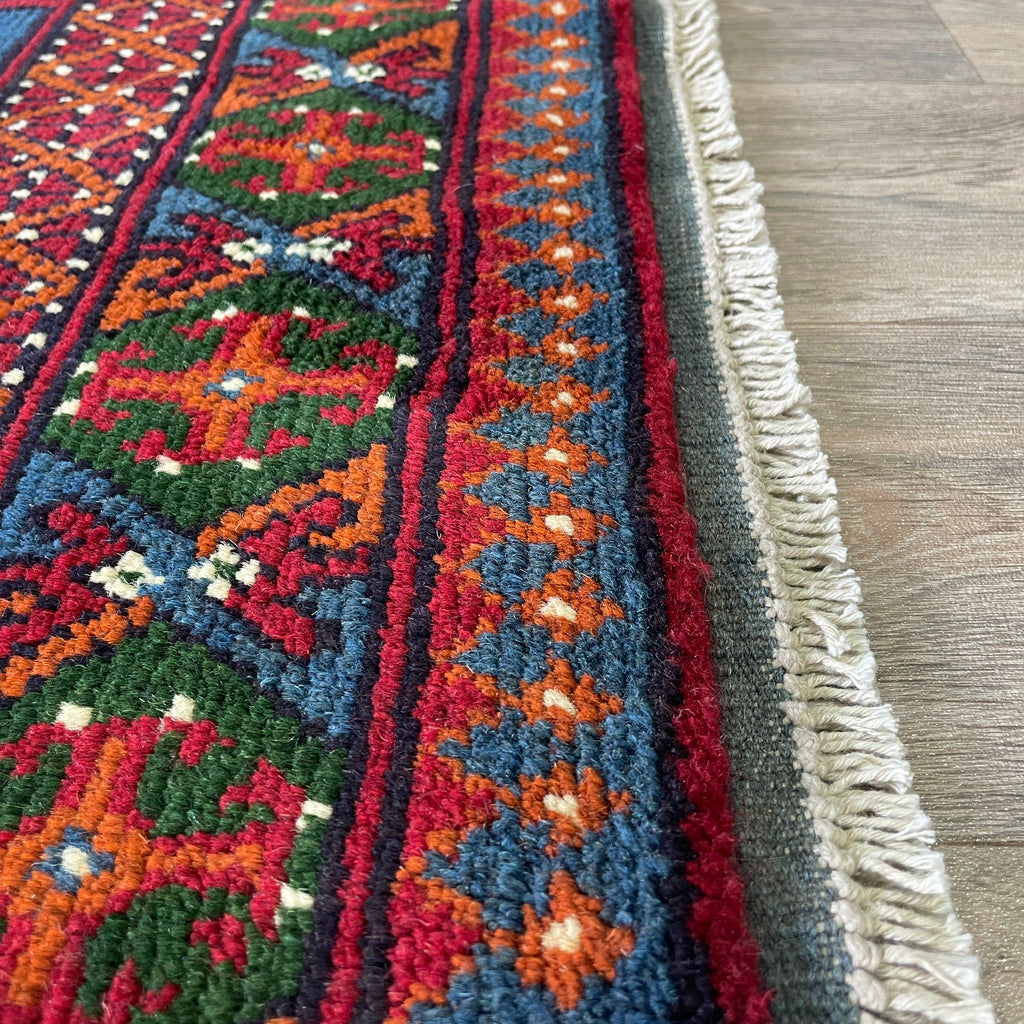 298 x 84 cm | Afghan Aqcha Runner