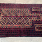 Afghan Fine Baluch Prayer Rug