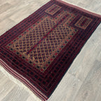 Afghan Fine Baluch Prayer Rug