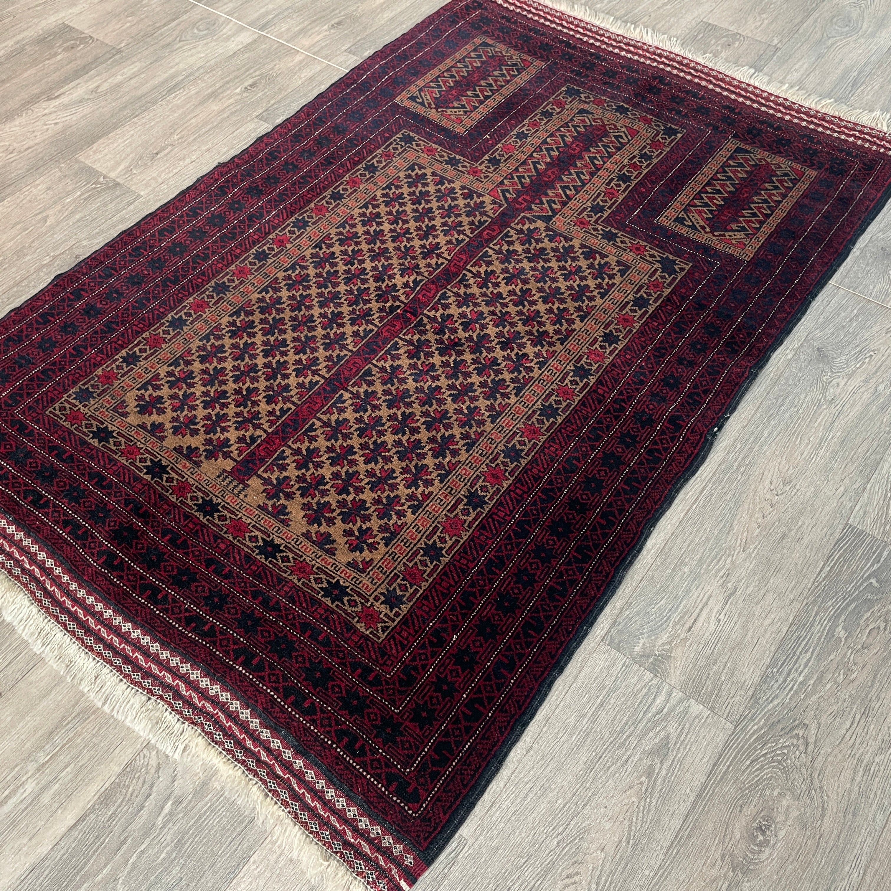 Afghan Fine Baluch Prayer Rug
