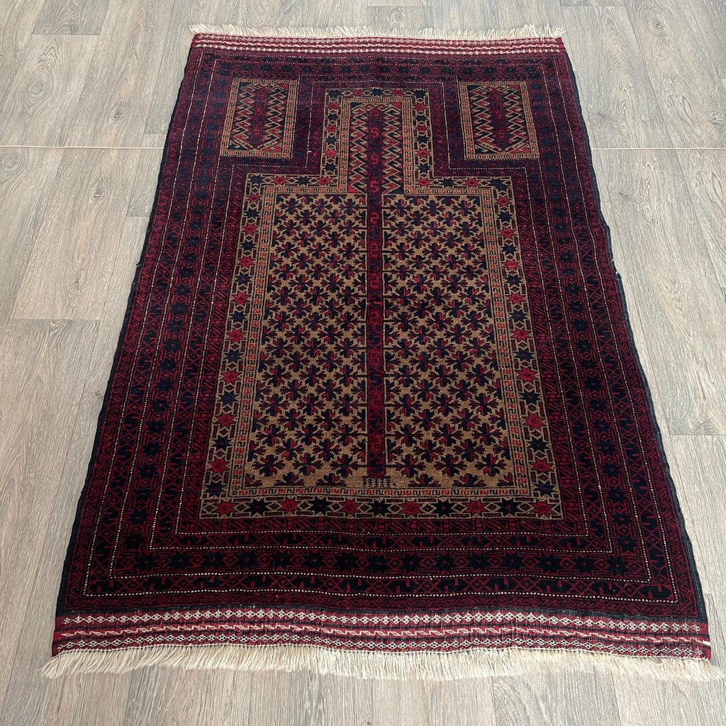 Afghan Fine Baluch Prayer Rug