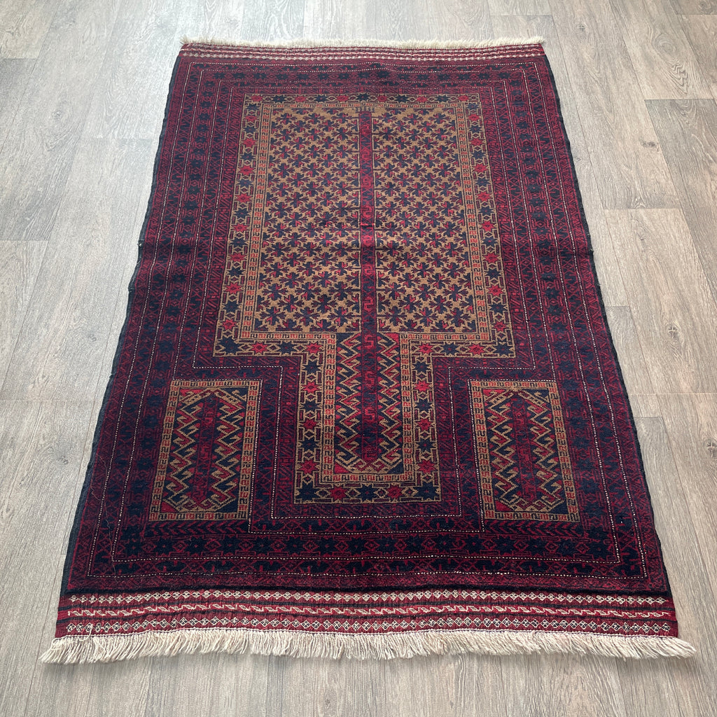 Afghan Fine Baluch Prayer Rug