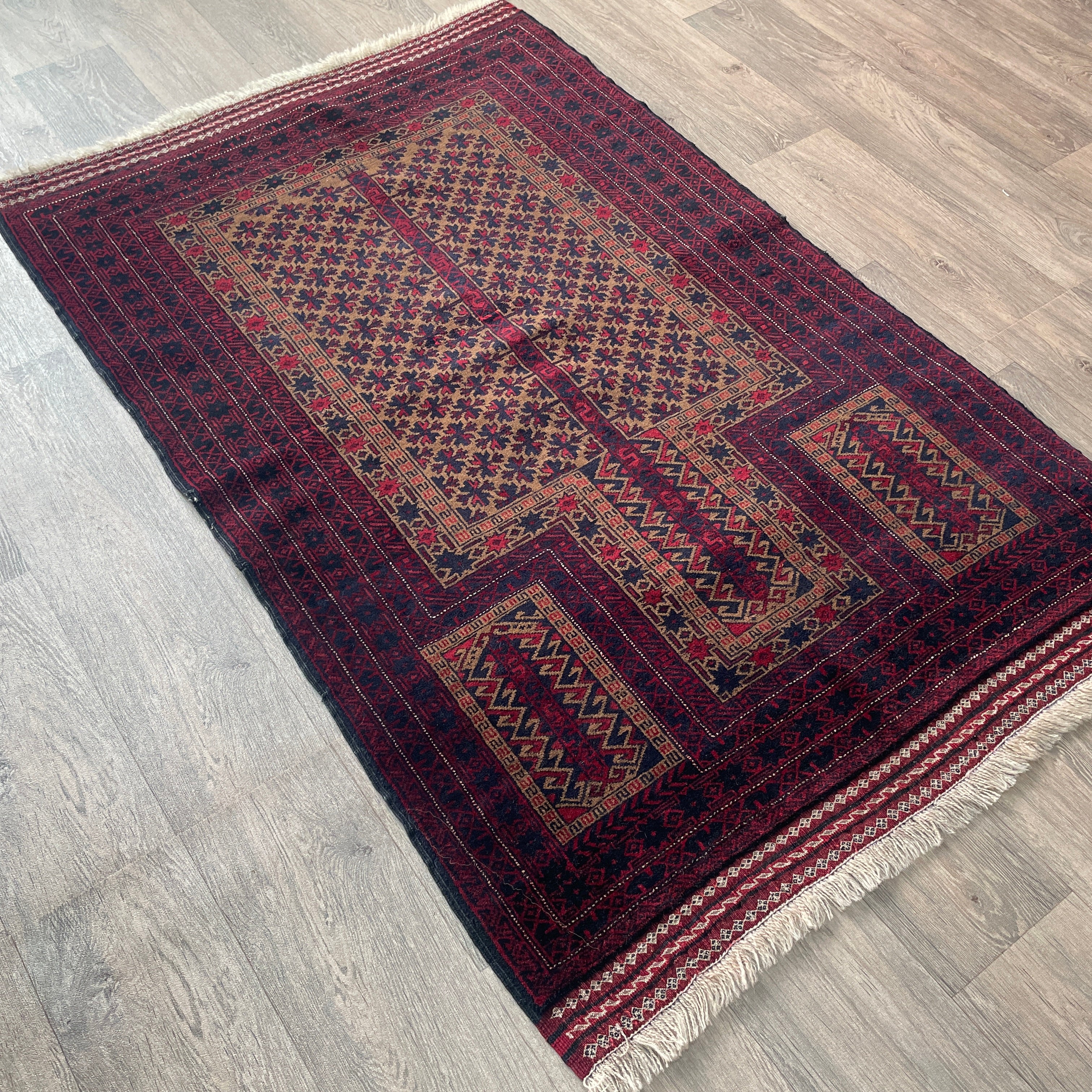 Afghan Fine Baluch Prayer Rug